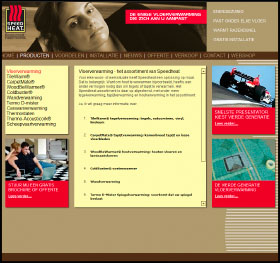 Website: Speedheat elektrische vloerverwarming